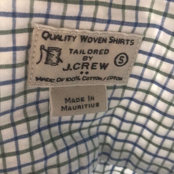 JCrew Checkered Button Down size Small - Picture 1 of 3